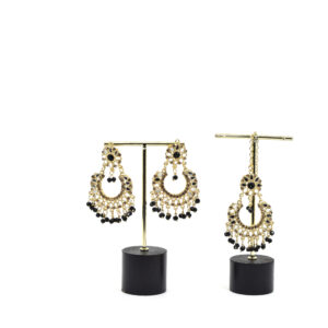 Heavy Kundan Paisley/Kairi Dangler Earrings and Maang Tikka Set